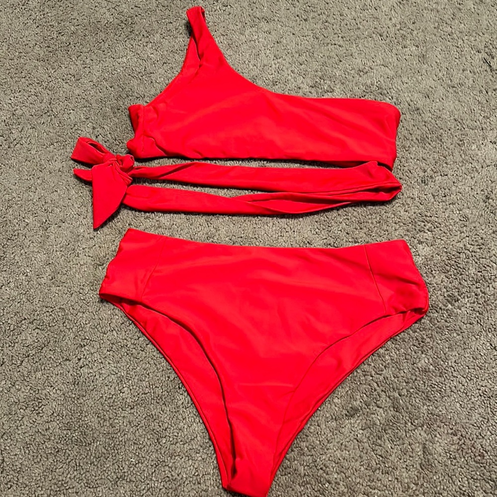 Red bikini